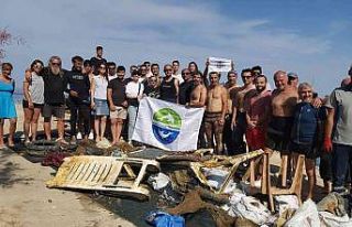 Datça’da deniz dibi temizliği gerçekleştirildi