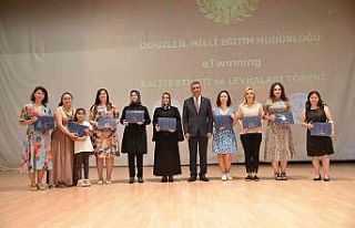 Denizli’de 473 eTwinning sertifikası törenle verildi