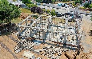 Dev parkta çalışmalar ilerliyor