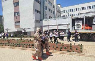 Diyarbakır’da nükleer tatbikatı gerçeğini aratmadı