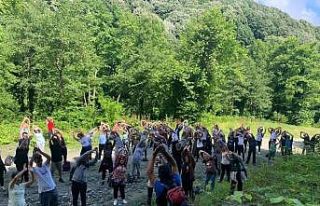 Doğaseverler Yanık Vadisi’nde buluştu