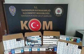 Dörtyol ve Payas’ta kaçak makaron operasyonu