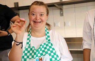 Down sendromlu çocuklar mutfakla buluştu