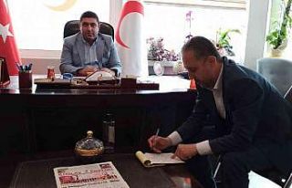 Dr. Yılmaz, kurbanını Kızılay’a bağışladı