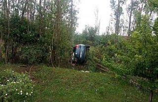 Duruşmadan dönen kadın avukat kaza yaptı