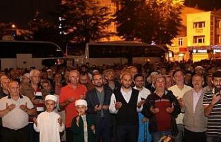 Düzceli hacı adayları kutsal topraklara gönderildi