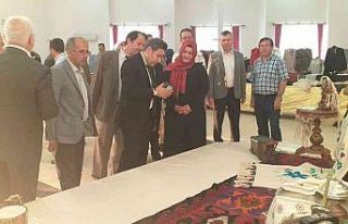 El emeği ürünler sergilendi