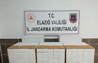 Elazığ’da 50 bin adet gümrük kaçağı makaron...