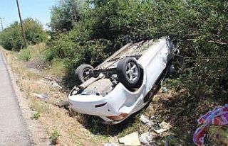 Elazığ’da otomobil takla attı: 6 yaralı