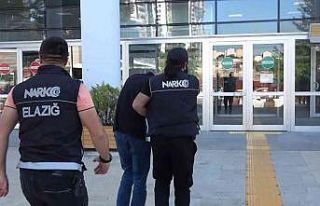 Elazığ’da uyuşturucu madde satan şüpheli tutuklandı