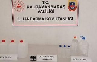 Elbistan’da sahte alkol operasyonu