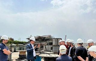 Elektrik tekniker adayı öğrencilerden teknik gezi