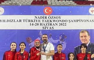 Elif Alış, Yıldızlar Türkiye Tekvando Şampiyonası’nda...
