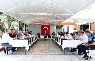 Emniyet Müdürlüğü, muhtarlarla huzur toplantısı...