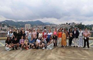 ERASMUS projesiyle Rize’ye gelen yabancı öğrenciler...