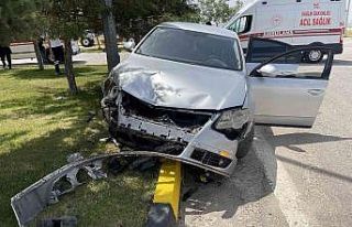 Ergani’de trafik kazası, 1 yaralı