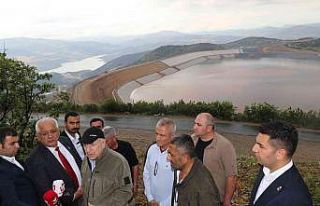 Erzincan İliç’te siyanür akan borulardan birisinin...