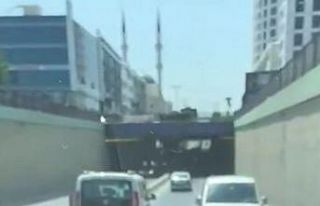 Esenyurt’ta dönüşü kaçıran sürücü metrelerce...