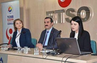 ETSO’da girişimci kadınlara KOSGEB destekleri...