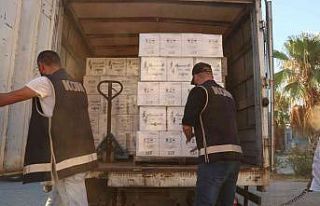 Fethiye’de 17 bin 150 şişe kaçak içki ele geçirildi