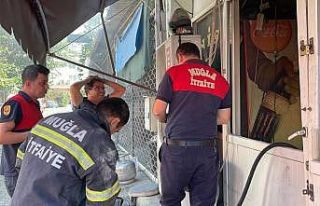 Fethiye’de sanayisinde yangın