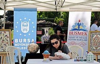 Gastrofest’te ipek ve çini tanıtıldı