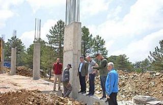 Gediz Muratdağı yatırım inşaatları hızla devam...