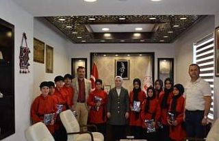 Genç sporcular Kaymakam Baytak tarafından ödüllendirildi