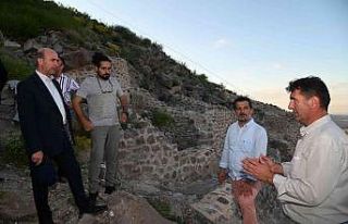 Gevale Kalesi restorasyon çalışmalarında 2. etap...