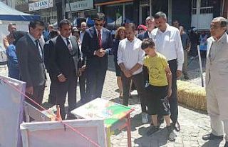 Gölbaşı Halk Eğitim Merkezi yılsonu sergisi açıldı