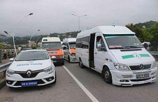 Göreleli dolmuş şoförlerinin durak eylemi