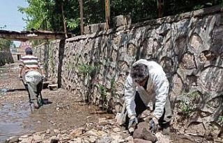 Güroymak’ta dere temizliği