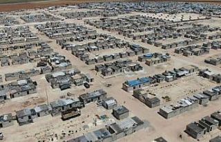 Güvenli bölgelerde yapılan briket evler geri dönüşleri...