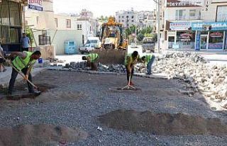 Haliliye sokakları yenileniyor