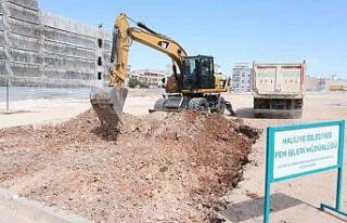 Haliliye’de yeni yol çalışması