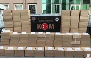 Hatay’da 1 milyon 460 bin adet kaçak makaron yakalandı