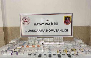 Hatay’da 3,5 milyon liralık kaçak ilaç ele geçirildi