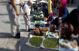 Havran köylü pazarı büyük ilgi görüyor
