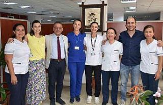 Hem sağlık alanında çalışıyor hem de sporcu...