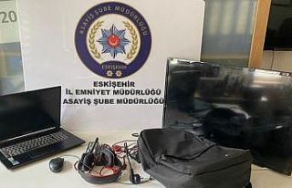 Hırsız yakalandı, 20 bin liralık hırsızlık...