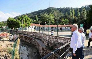 Honaz’da aşırı yağışın açtığı yaraları...
