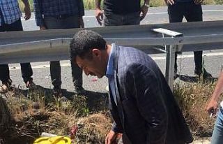Horasan - Pasinler karayolunda trafik kazası: 2 yaralı