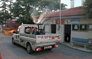 İlaçlama ekipleri 7/24 saat sokakta