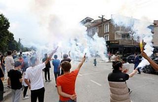 İnegölspor U15 takımı coşkuyla karşılandı