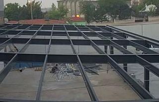 İnşaat hırsızı önce güvenlik kameralarına...