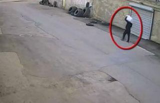 İşyerinden klima ve motosiklet çalan hırsızlar...