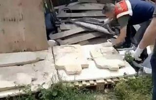 İzinsiz kazı yapan kişi kendisine ait çay ocağında...