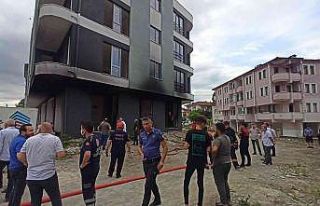 İzolasyon malzemeleri alev alev yandı