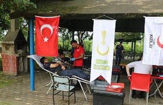 Jandarmadan kan bağışı