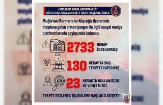 Jandarmadan orman yangınlarına sosyal medyada yakın...